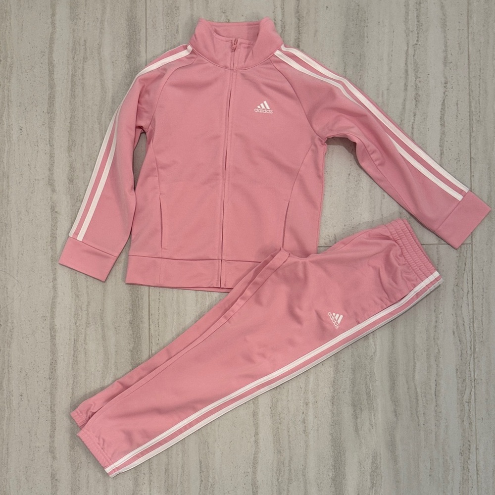 Adidas Pink Activewear Tracksuit